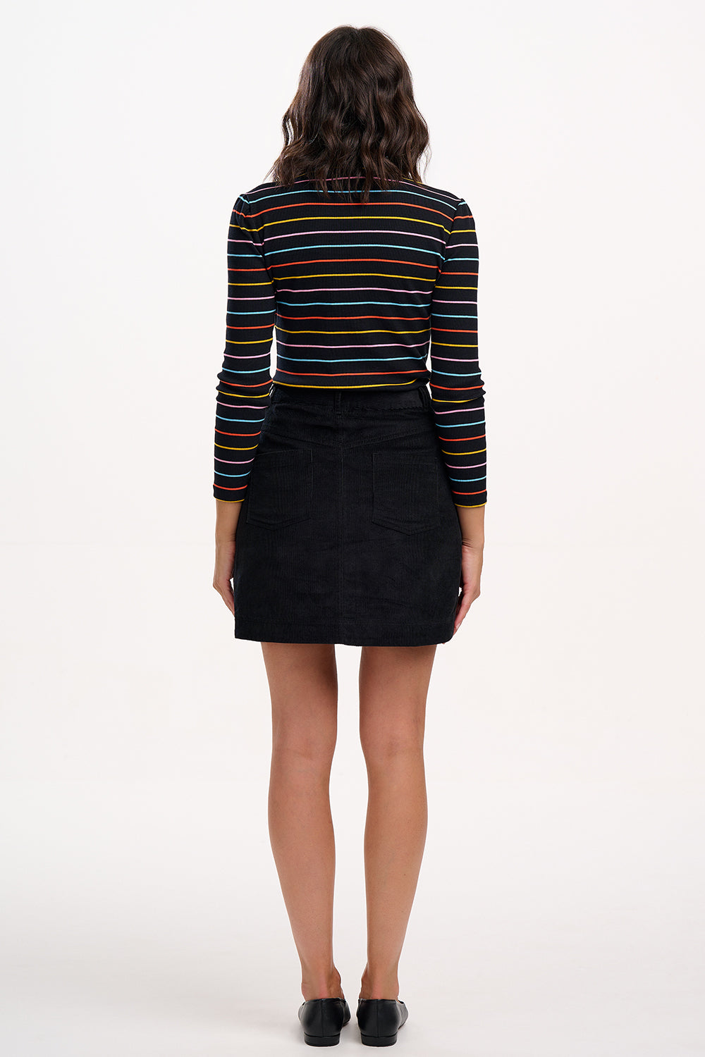 Alice Mini Skirt - Black Cord