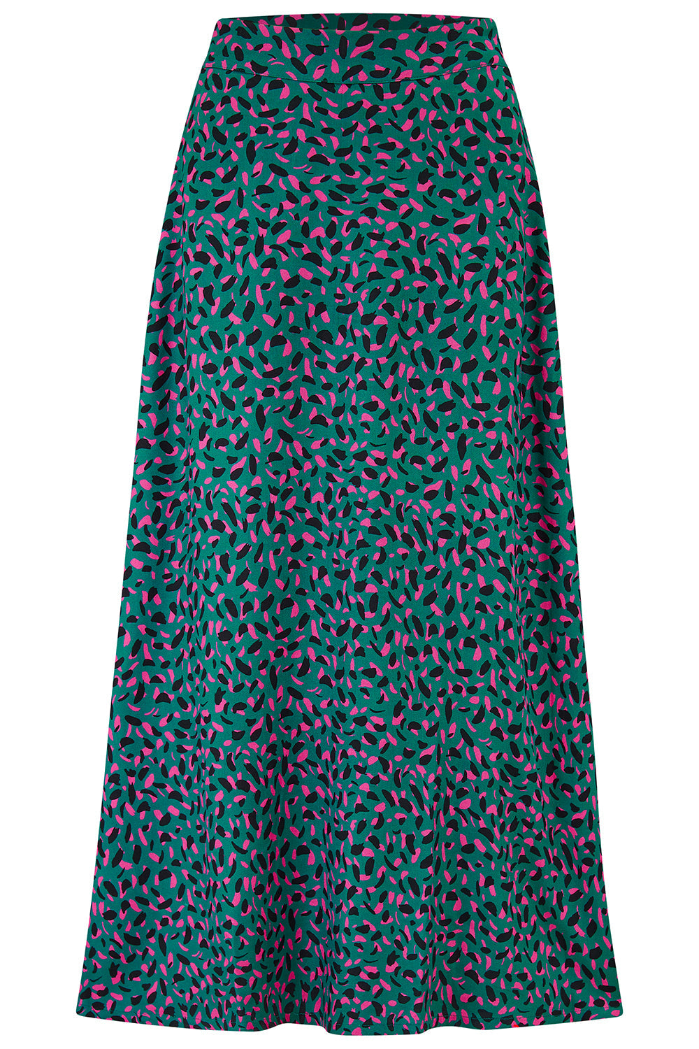 Krista Skirt - Green, Layered Spot